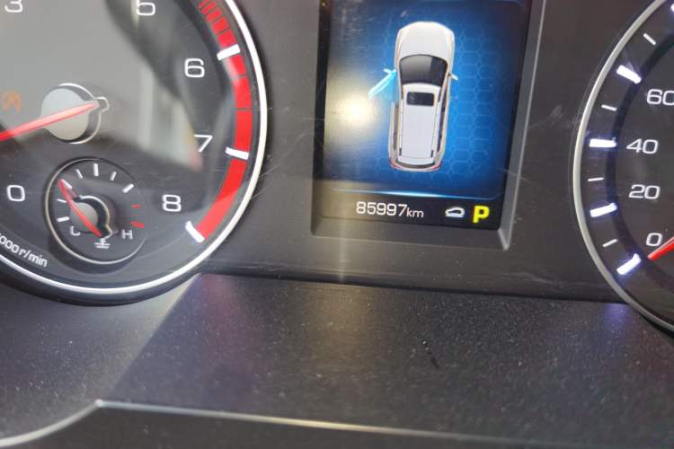 Used Haval H6 2018 Blue Label Sport Edition 1.5T Automatic Two-Wheel Drive Elite Model Odometer Close Up