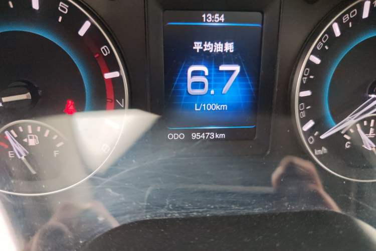 Used Haval H2 2014 1.5T Manual Two-Wheel Drive Elite Edition Odometer Close Up