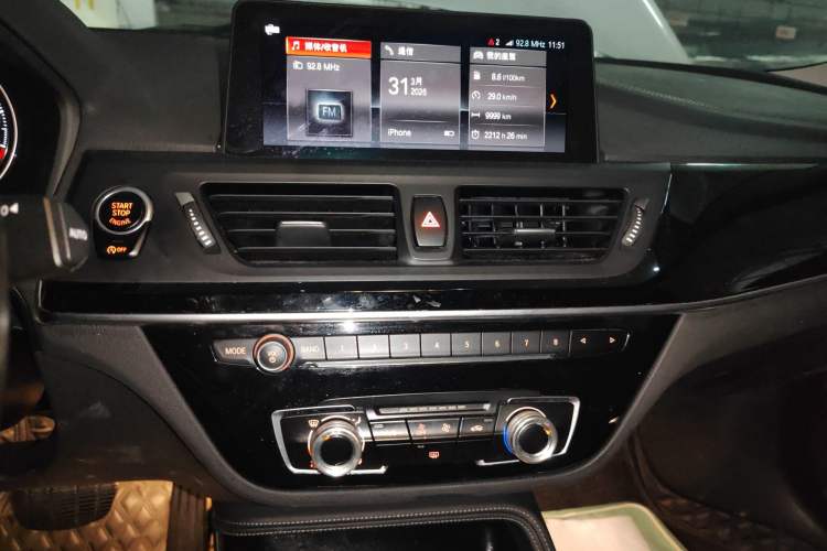 Used BMW 1 Series 2019 118i M Sport Package Audio And AC Panel