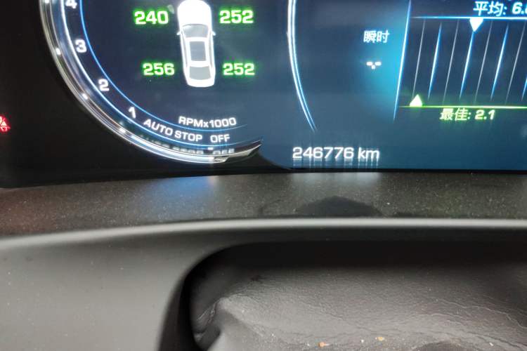 Used Cadillac CT6 2019 28T Leading Sport Model Odometer Close Up