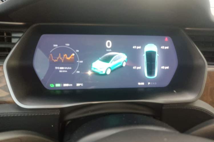 Used Tesla Model X 2017 X 100D Long Range Edition Instrument Cluster