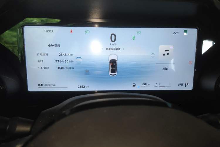 Used Geely Auto Monjaro L 2024 2.0TD DCT EVO Two-Wheel Drive Long-Range Version Instrument Cluster