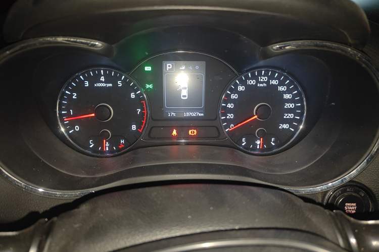 Used Kia K3 2016 1.6L Automatic GLS Odometer Close Up