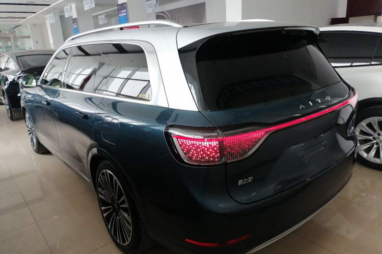 Used Hima AITO M9 2024 Range-Extended Max Edition 42 kWh 6-Seater Version Rear Left 45 Deg