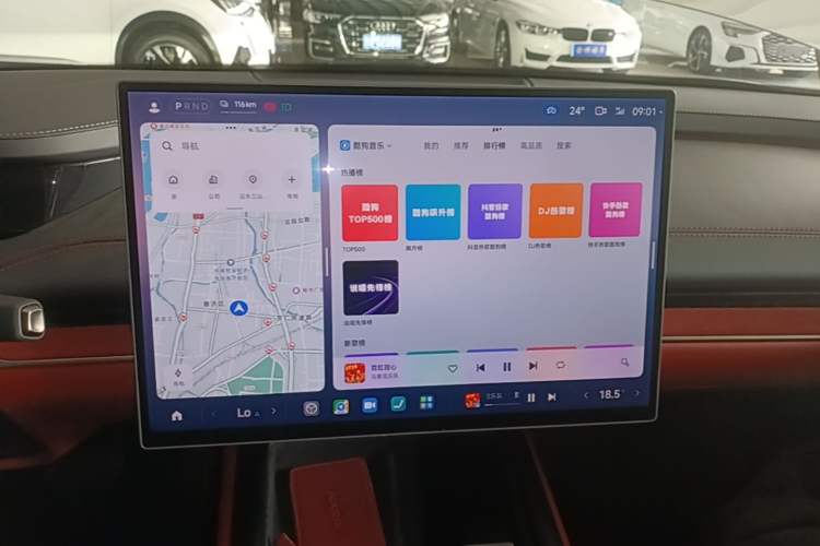 Used Xiaomi Auto SU7 2024 Rear-Drive Long-Range Intelligent Driving Version Audio And AC Panel