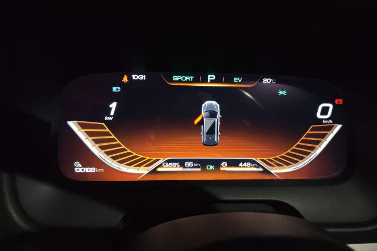 Used BYD Tang New Energy 2018 DM 2.0T All-Wheel Drive Smart Connect Elite 7-Seater China V Emission Standard Instrument Cluster