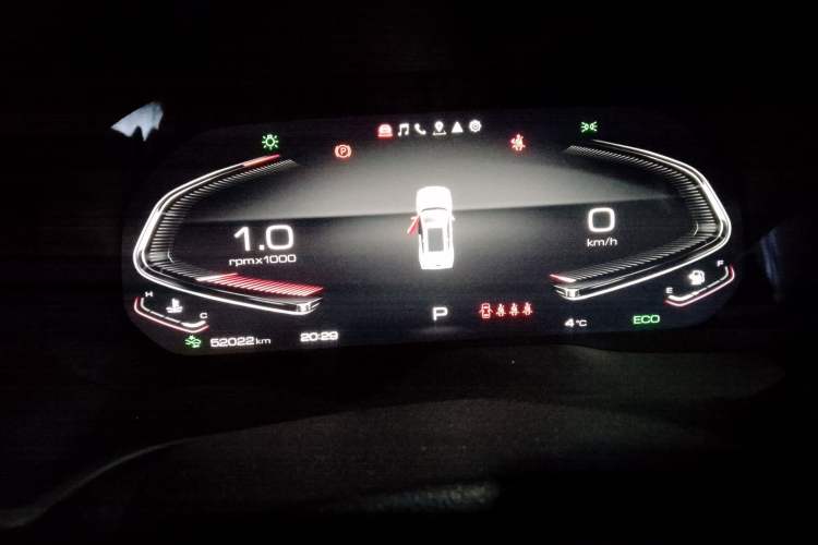 Used Wey VV5 2020 1.5T Two-Wheel Drive Smart Pioneer Instrument Cluster