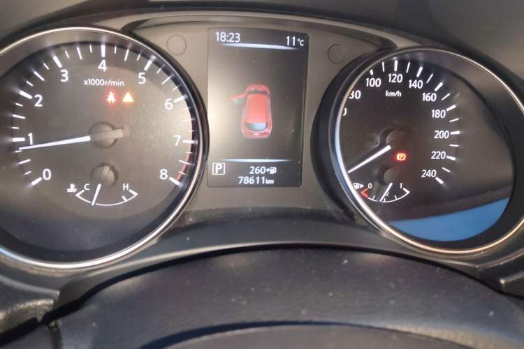 Used Nissan Qashqai 2022 2.0L CVT XV Smart Enjoyment Version Odometer Close Up