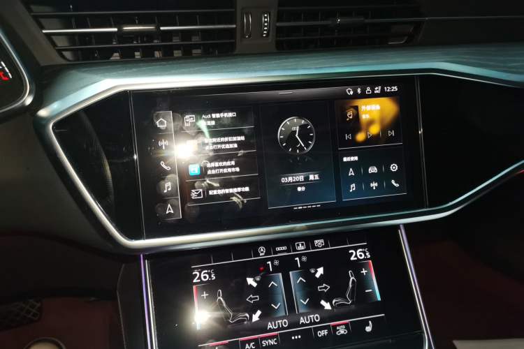 Used Audi A6L 2024 55 TFSI quattro Prestige Dynamic Edition Audio And AC Panel