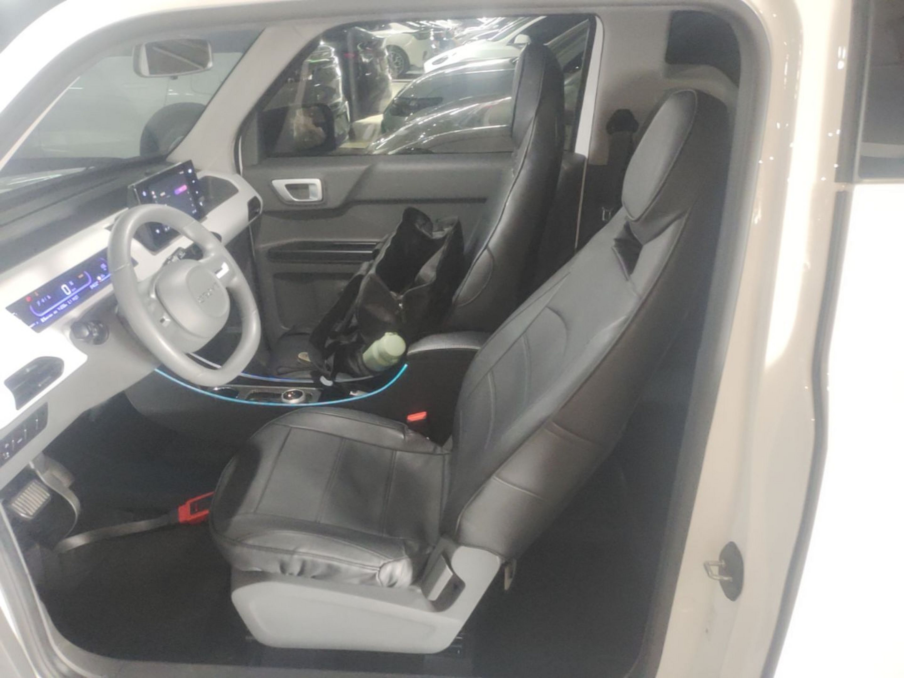 Vordere Reihe im Auto
