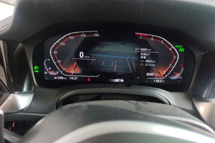 Used BMW 3 Series 2022 325i M Sport Night Edition Package Odometer Close Up