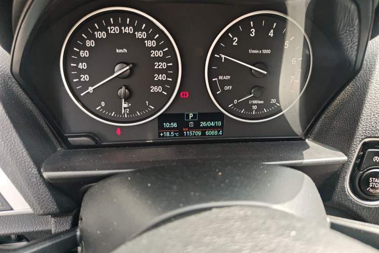 Used BMW 1 Series 2016 118i Leading Model Odometer Close Up