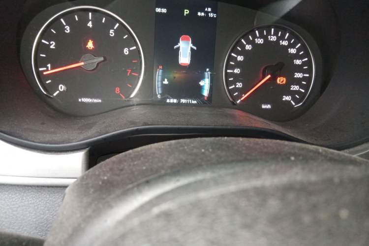 Used BYD Song MAX 2021 Upgraded Model 1.5T Automatic Luxury 7-Seater Odometer Close Up