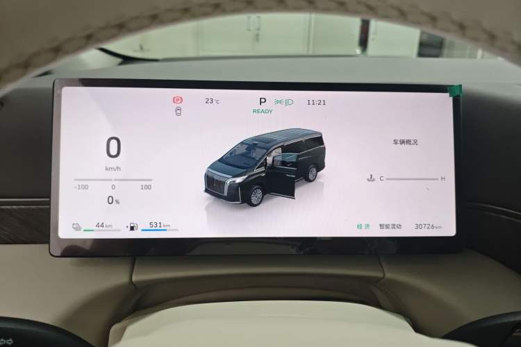 Used Wey Gaoshan 2025 Four-Wheel Drive Alpine 9 Instrument Cluster