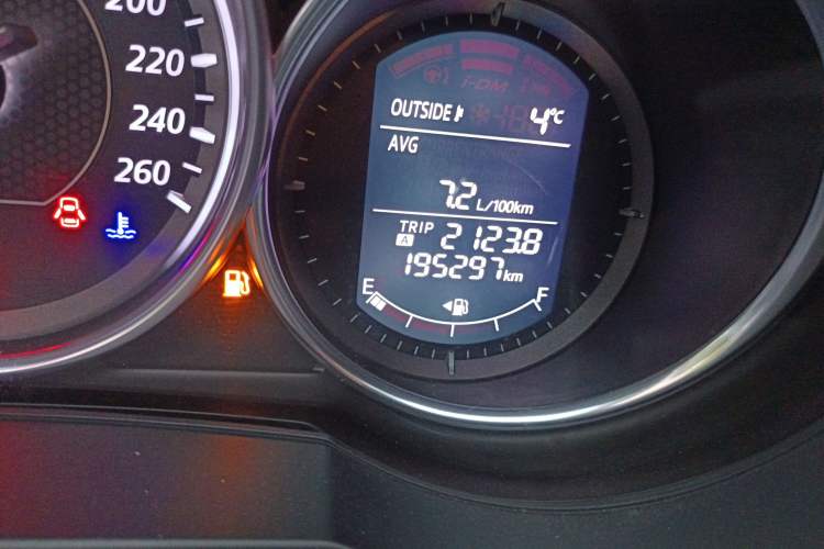 Used Mazda Atenza 2014 2.0L Blue Sky Fashion Edition Odometer Close Up