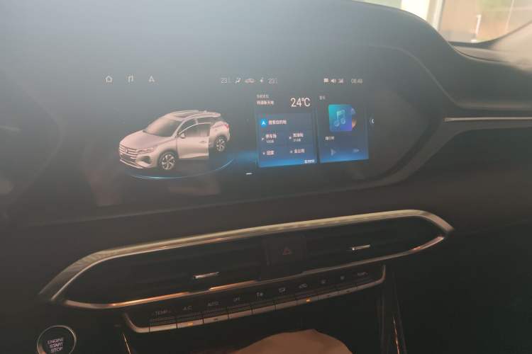 Used GAC Trumpchi GS4 2020 270T Automatic Luxury Smart Connectivity Version Audio And AC Panel