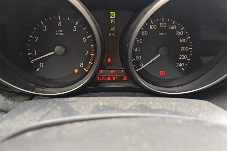 Used Mazda 3 2011 Sedan 1.6L Automatic Comfort Model Odometer Close Up