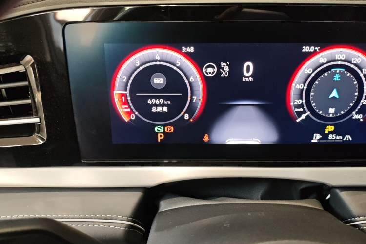 Used Volkswagen Passat 2025 Pro 380TSI Dragon Supreme Edition Odometer Close Up