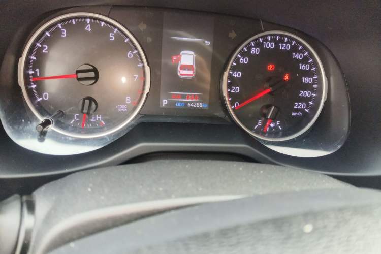 Used Toyota Wildlander 2020 2.0L CVT Two-Wheel Drive Luxury Edition Odometer Close Up