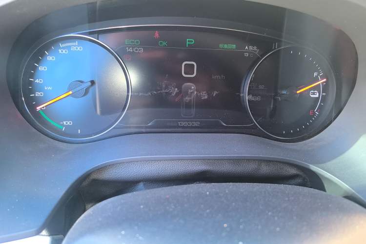 Used BYD Song New Energy 2019 Song EV500 Smart Connect Elite Model Odometer Close Up