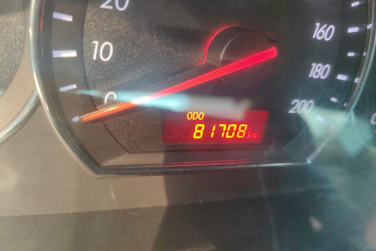 Used CHANGAN Alsvin V3 2012 1.3L Manual Comfort Version China IV Standard Odometer Close Up