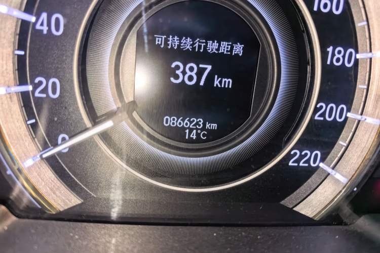 Used Honda Elysion 2016 2.4L Luxury Edition Odometer Close Up