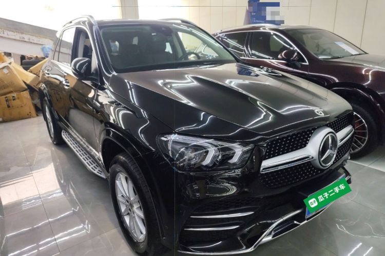 Used Mercedes-Benz GLE 2021 GLE 350 4MATIC Stylish Model Front Right 45 Deg