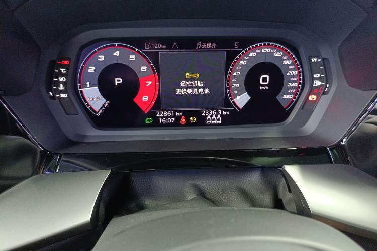 Used Audi A3 2021 Sportback 35 TFSI Fashionable Sports Model Odometer Close Up