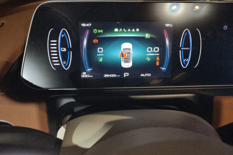 Used ORA Good Cat 2023 401 km Standard Range Luxury Version Lithium Iron Phosphate Odometer Close Up