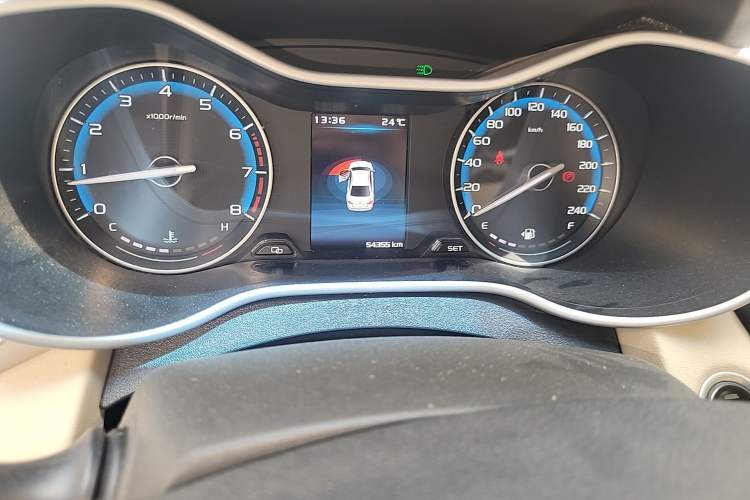 Used Geely Auto Emgrand 2018 1.5L Manual Luxury Model Odometer Close Up