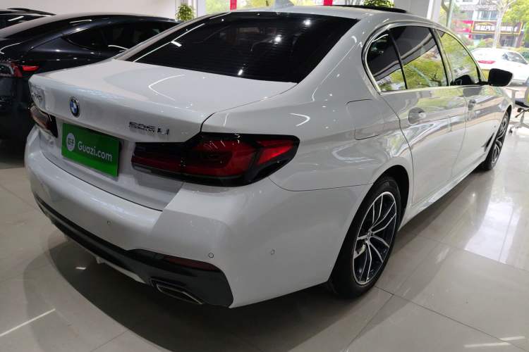 Used BMW 5 Series 2021 525Li M Sport Package Rear Right 45 Deg