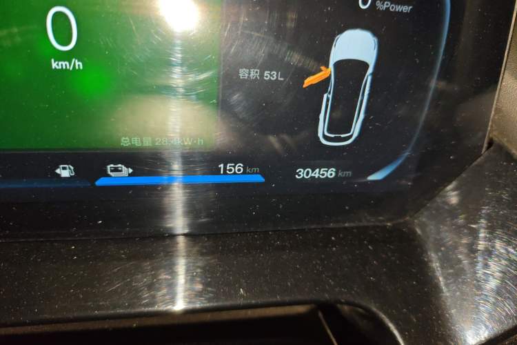 Used CHANGAN OSHAN Z6 New Energy 2023 ZhiDian iDD 150KM Flagship PLUS Smart Parking Edition Odometer Close Up