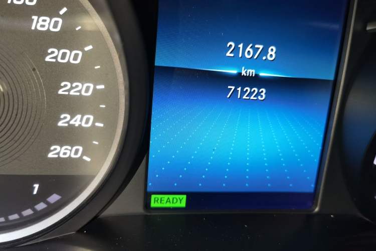 Used Mercedes-Benz C-Class 2019 C 260 Sport Edition Odometer Close Up