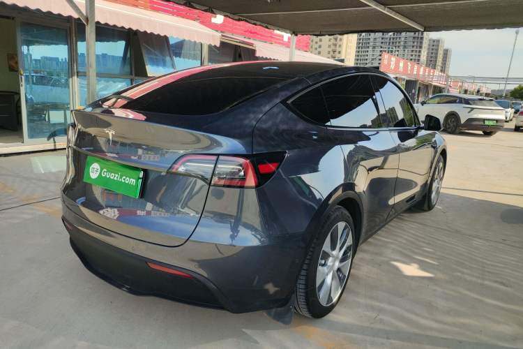 Used Tesla Model Y 2022 Revised Version Rear-Wheel Drive Rear Right 45 Deg