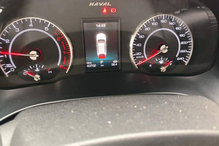 Used Haval H6 2017 Red-Label 1.5T Automatic Two-Wheel Drive Smart Edition Odometer Close Up