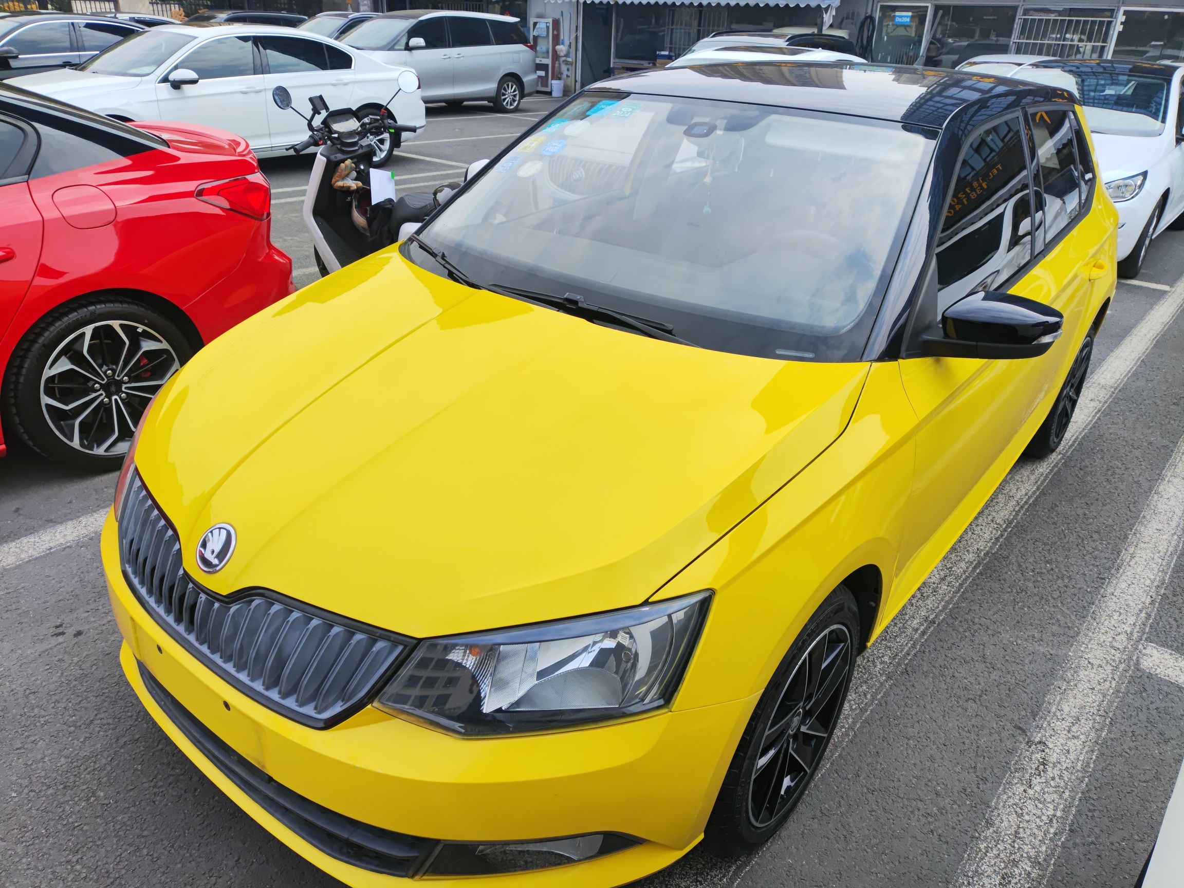 تحت مقدمة السيارة