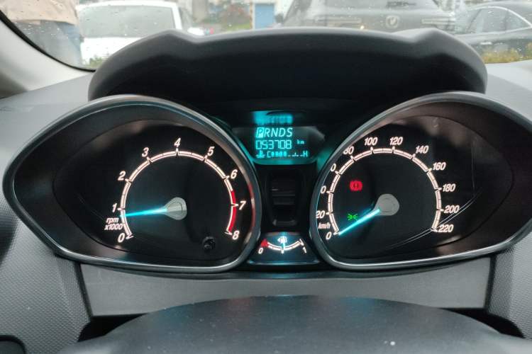 Used Ford Fiesta 2013 Hatchback 1.5L Automatic Fashion Edition Odometer Close Up