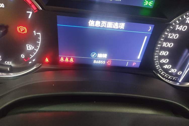 Used Cadillac CT4 2020 28T Elite Edition Odometer Close Up