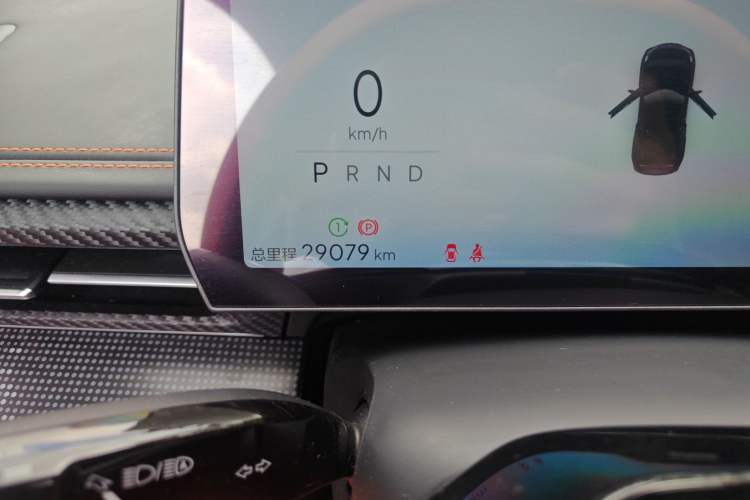 Used NETA GT 2023 580 AWD Odometer Close Up