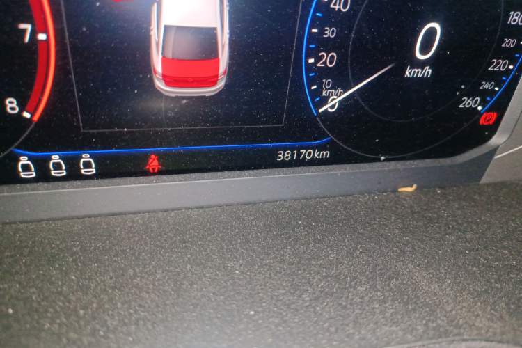 Used Volkswagen Sagitar 2022 280TSI DSG Excellence Edition Odometer Close Up