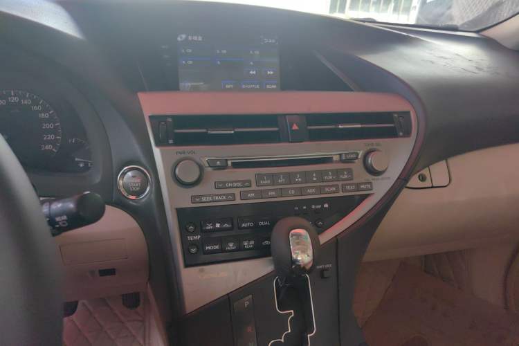 Used Lexus RX Classic 2011 270 Elegant Edition Audio And AC Panel