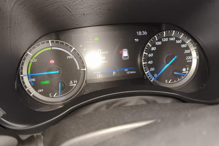 Used Toyota Highlander 2023 2.5L Smart Electric Hybrid Dual-Engine Two-Wheel Drive Elite Version 5 Seats Odometer Close Up