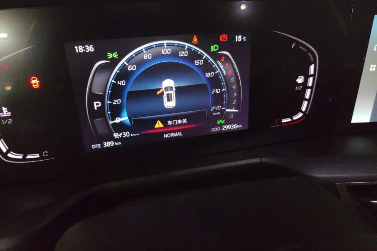Used CHANGAN CS75 PLUS 2021 2.0T Automatic Pilot Version Odometer Close Up