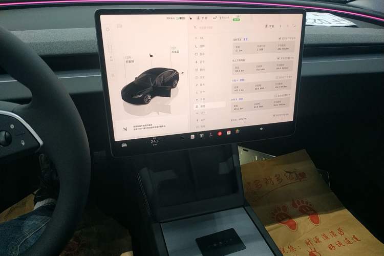 Used Tesla Model 3 2025 Model Revised Rear-Wheel-Drive Version Audio And AC Panel