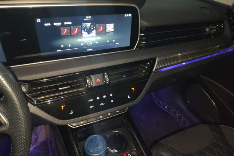 Used Hongqi HS5 2019 2.0T Smart Connect Flagship Edition Audio And AC Panel