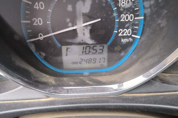 Used Toyota Vios 2014 1.5L Automatic Smart Edition Odometer Close Up