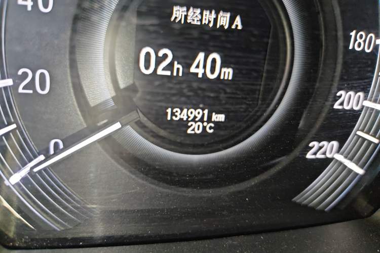 Used Honda Odyssey 2021 2.0L Rui-Changxiang Edition Odometer Close Up