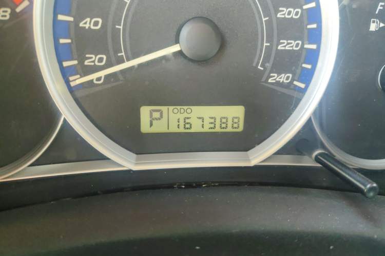 Used Subaru Forester 2011 2.5XS Automatic Luxury Edition Odometer Close Up