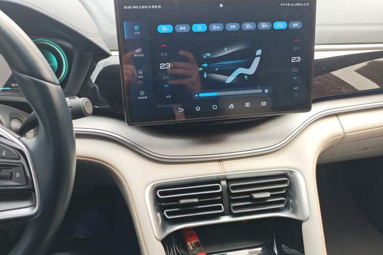 Used BYD Song PLUS New Energy 2021 DM-i 110KM Flagship PLUS Audio And AC Panel