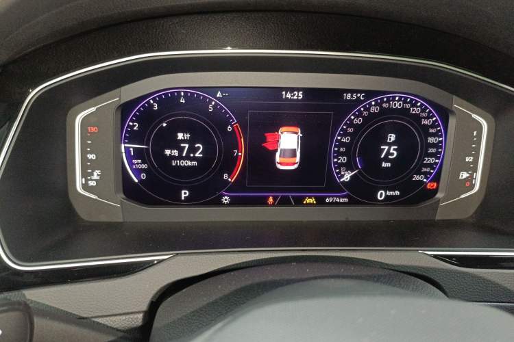 Used Volkswagen Magotan 2023 2 Million Units Commemorative Edition 330TSI DSG Luxury Version Instrument Cluster